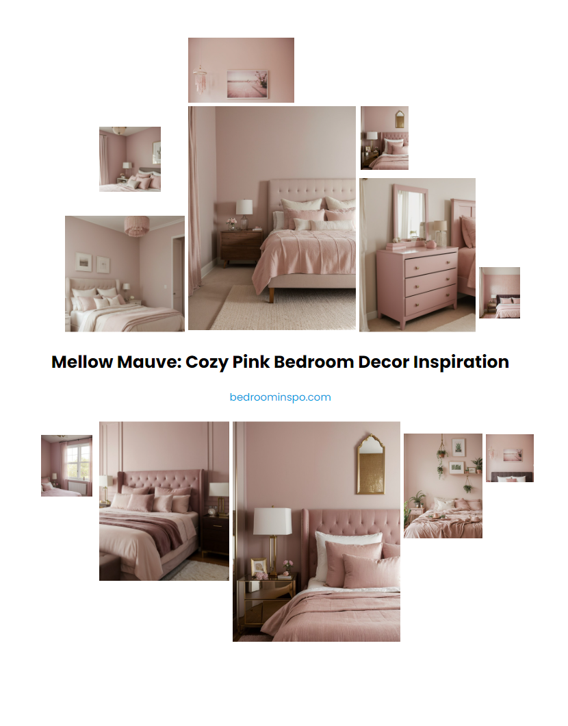 Mellow Mauve: Cozy Pink Bedroom Decor Inspiration