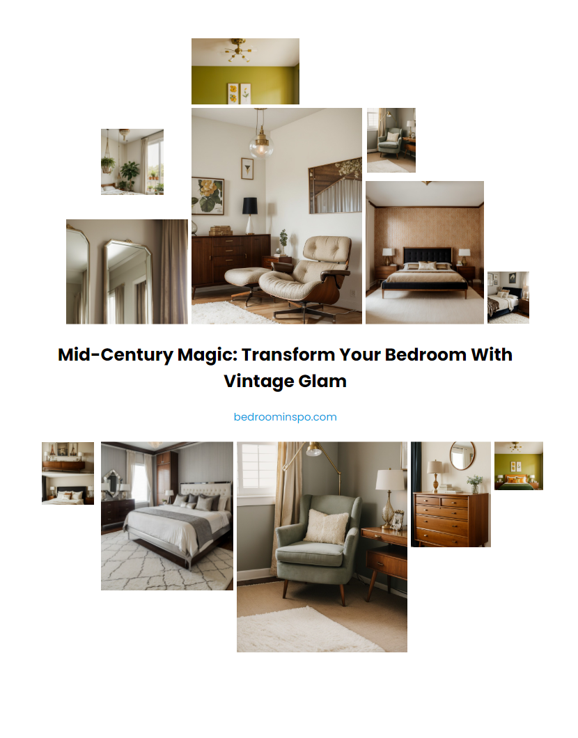 Mid-Century Magic: Transform Your Bedroom with Vintage Glam