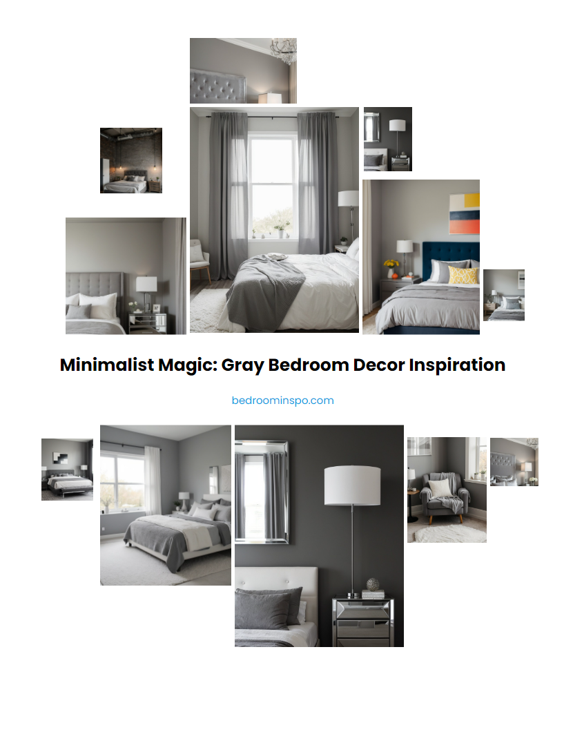 Minimalist Magic: Gray Bedroom Decor Inspiration