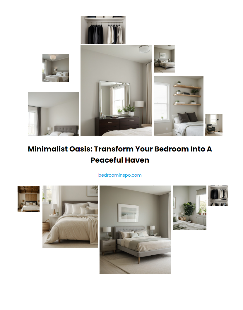 Minimalist Oasis: Transform Your Bedroom into a Peaceful Haven