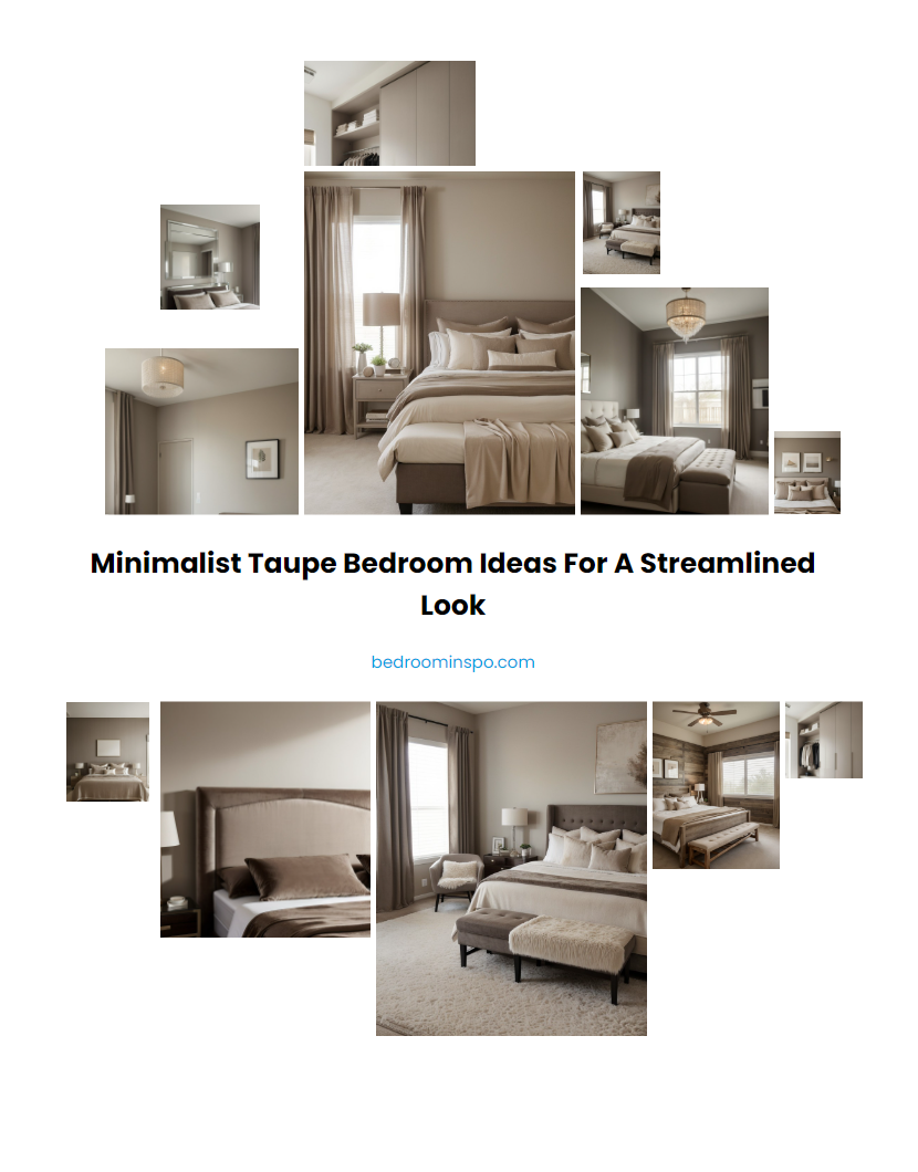 Minimalist Taupe Bedroom Ideas for a Streamlined Look