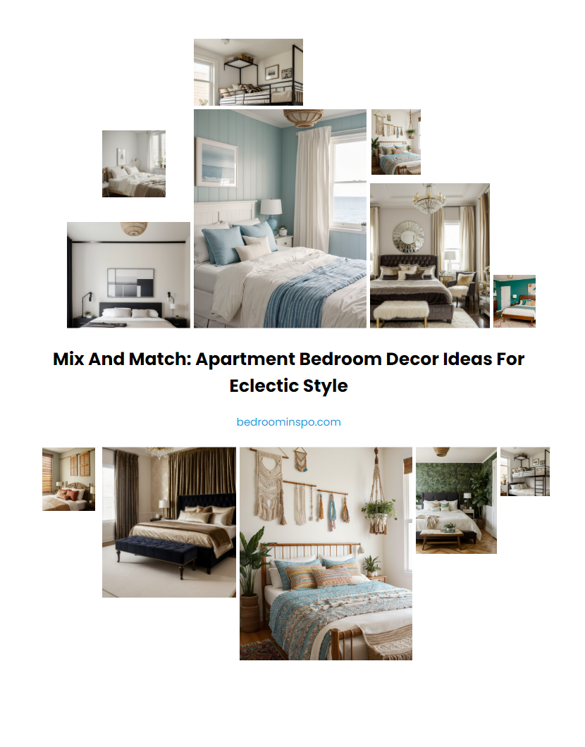 Mix and Match: Apartment Bedroom Decor Ideas for Eclectic Style