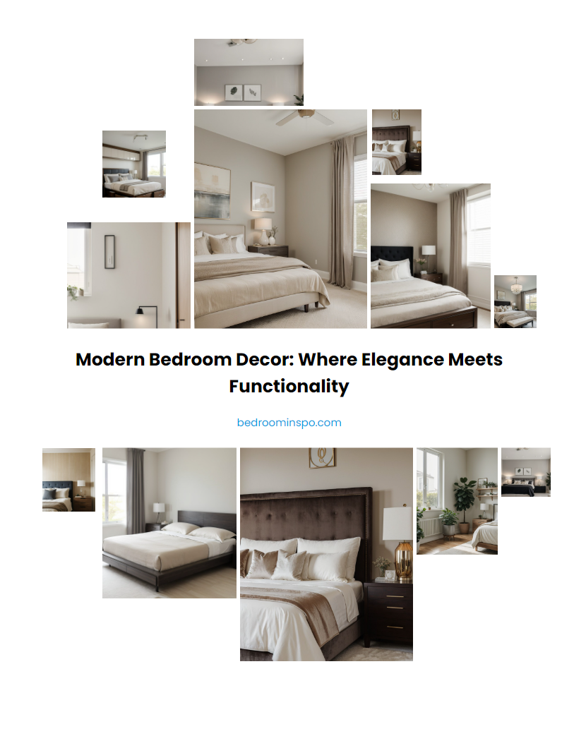 Modern Bedroom Decor: Where Elegance Meets Functionality