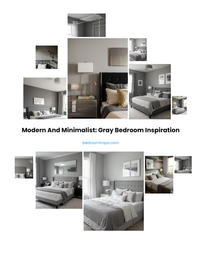 Modern and Minimalist: Gray Bedroom Inspiration