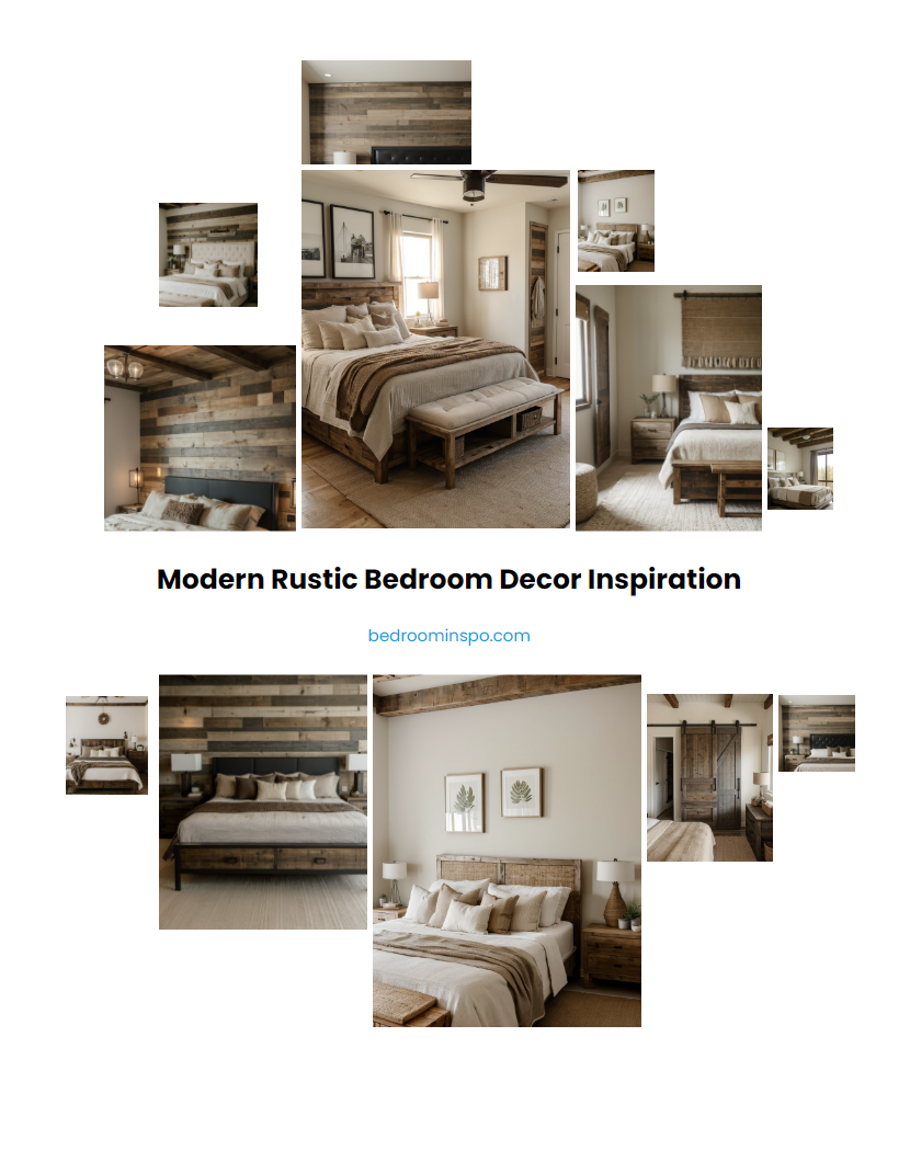 Modern Rustic Bedroom Decor Inspiration