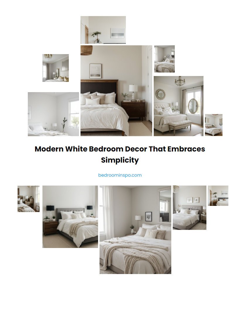 Modern White Bedroom Decor That Embraces Simplicity