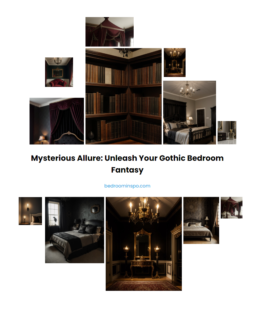 Mysterious Allure: Unleash Your Gothic Bedroom Fantasy