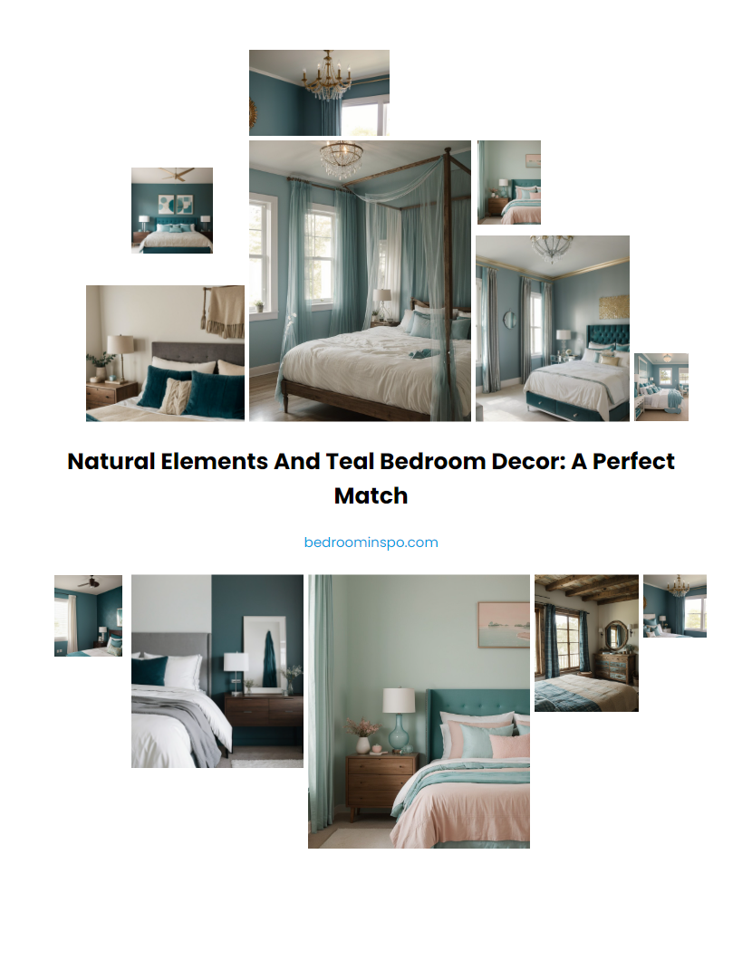 Natural Elements and Teal Bedroom Decor: A Perfect Match