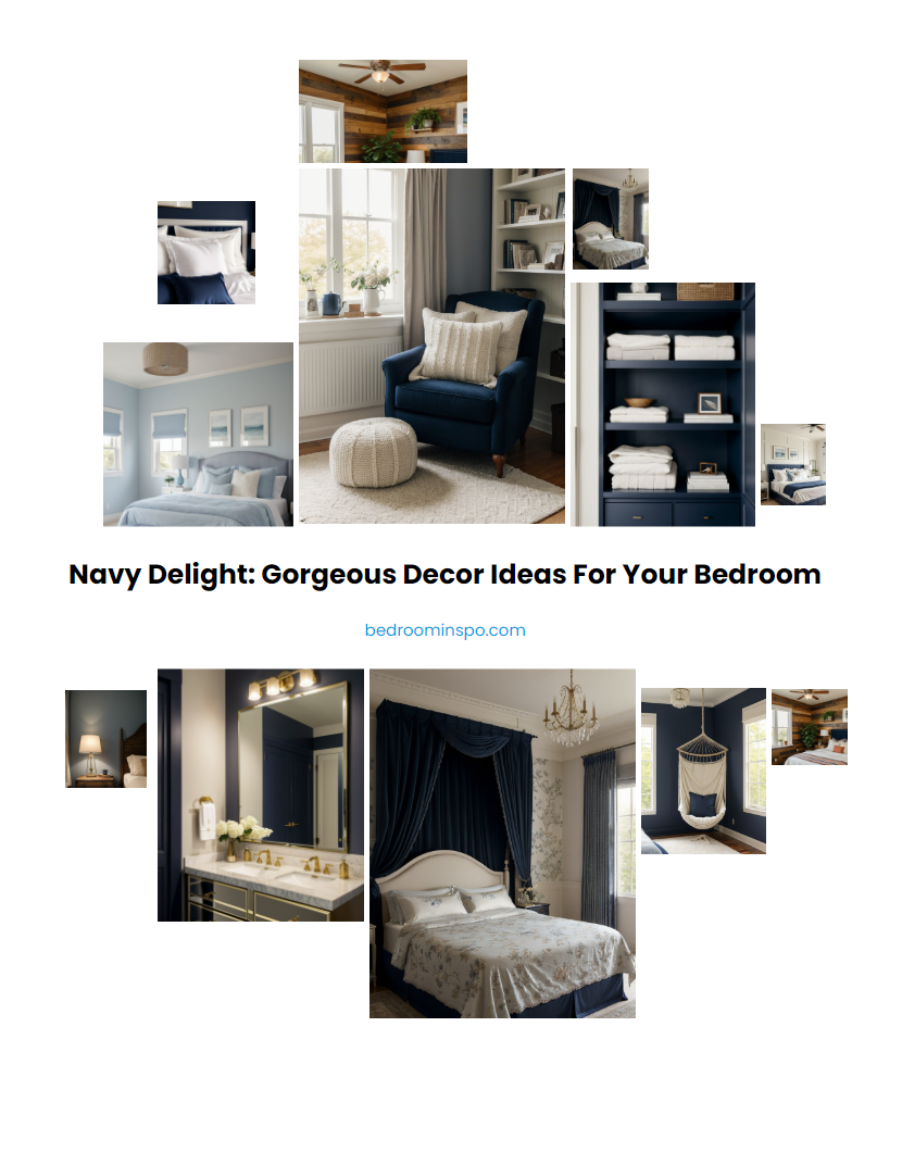 Navy Delight: Gorgeous Decor Ideas for Your Bedroom