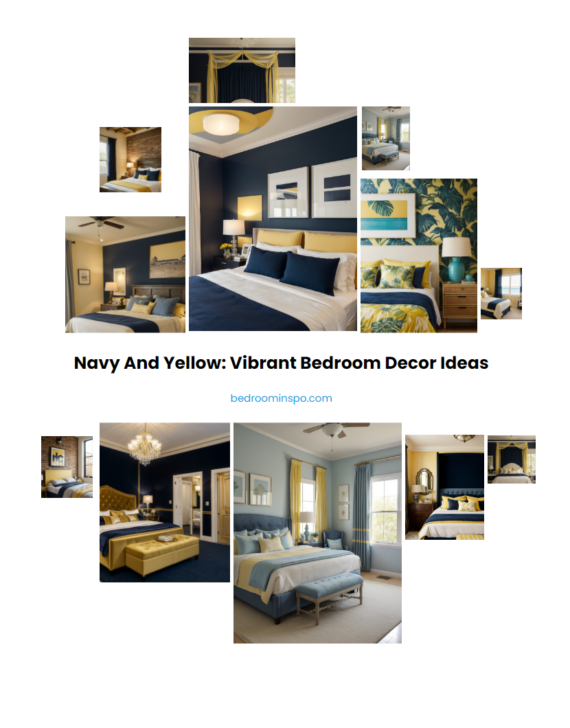 Navy and Yellow: Vibrant Bedroom Decor Ideas