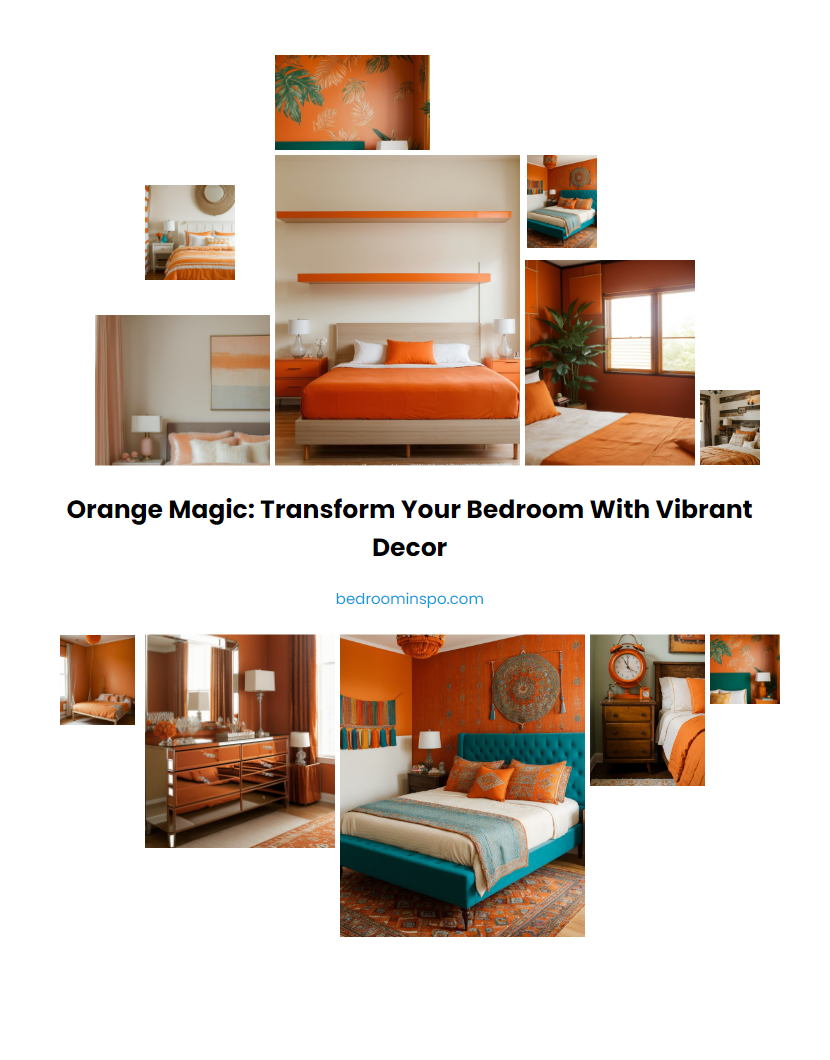 Orange Magic: Transform Your Bedroom with Vibrant Decor