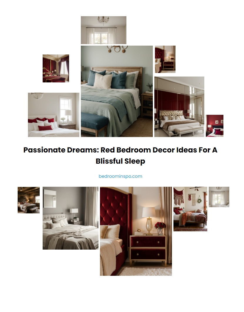 Passionate Dreams: Red Bedroom Decor Ideas for a Blissful Sleep