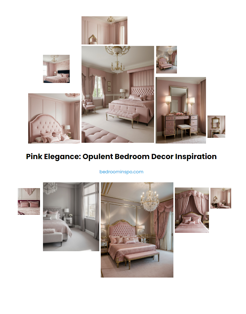 Pink Elegance: Opulent Bedroom Decor Inspiration