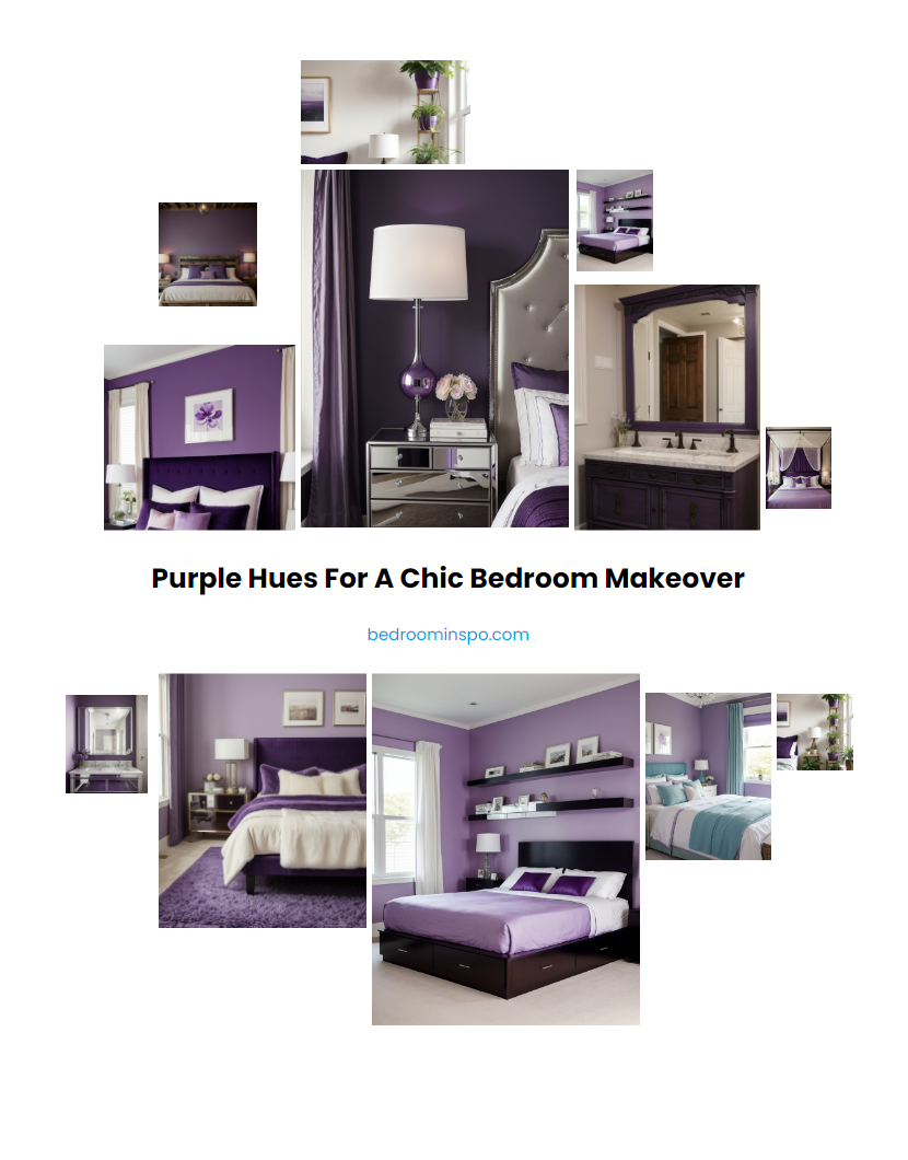 Purple Hues for a Chic Bedroom Makeover