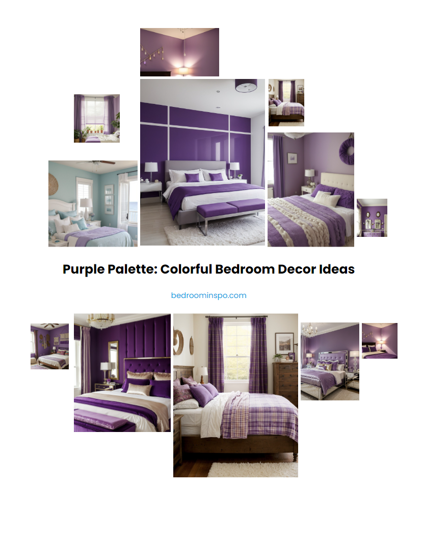 Purple Palette: Colorful Bedroom Decor Ideas