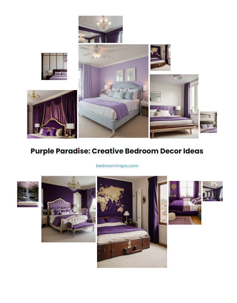 Purple Paradise: Creative Bedroom Decor Ideas