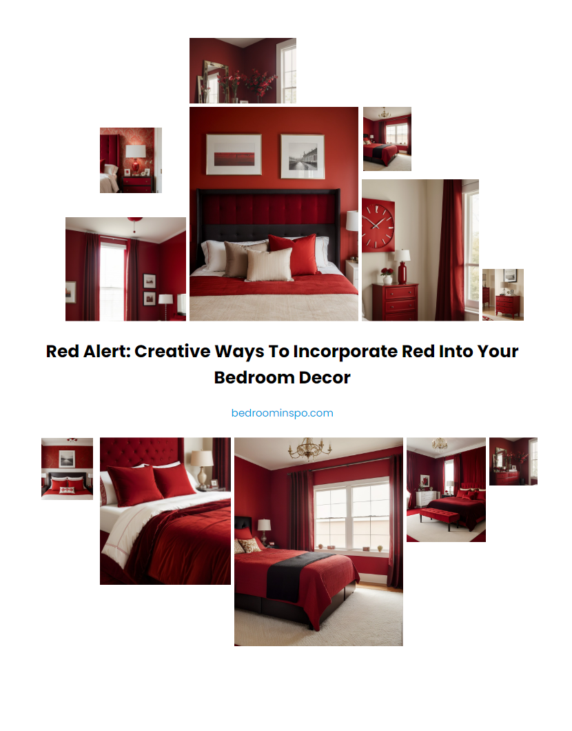 Red Alert: Creative Ways to Incorporate Red into Your Bedroom Decor