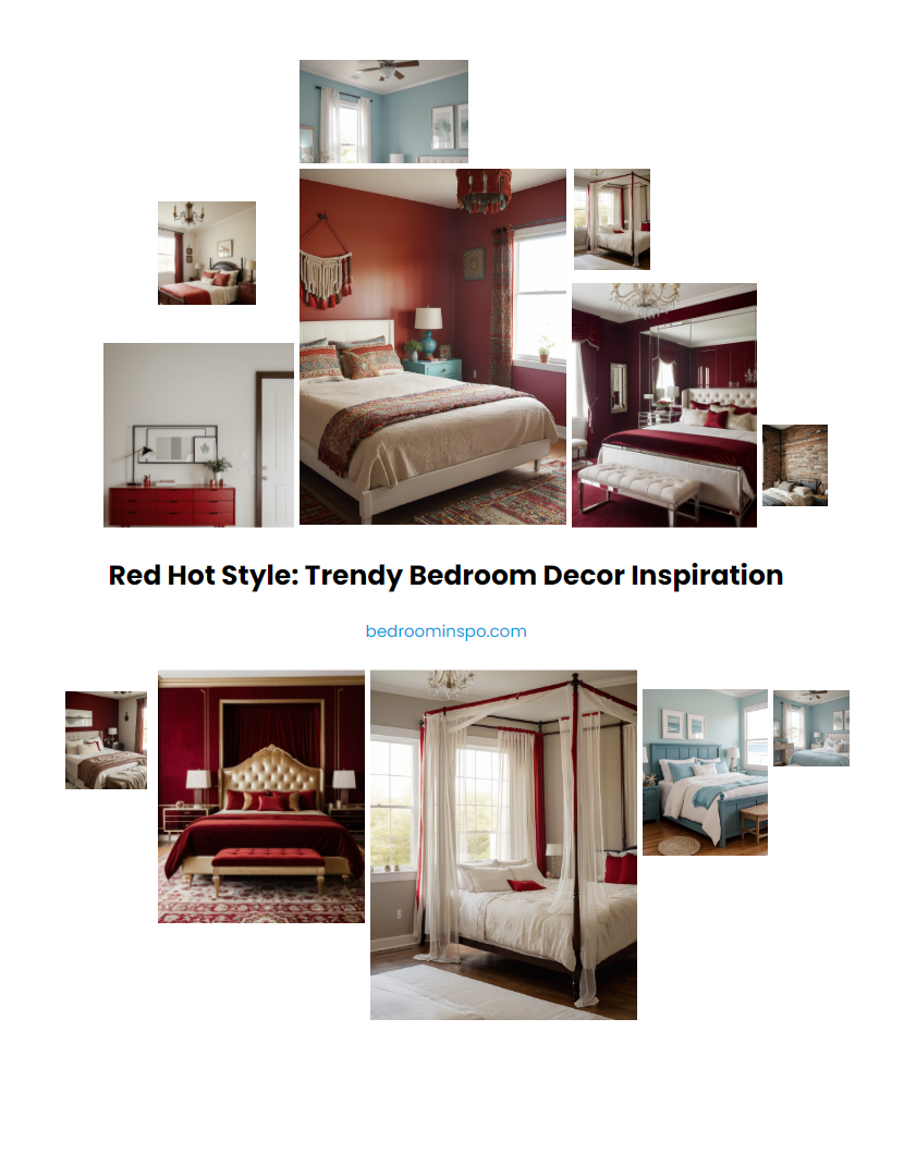 Red Hot Style: Trendy Bedroom Decor Inspiration