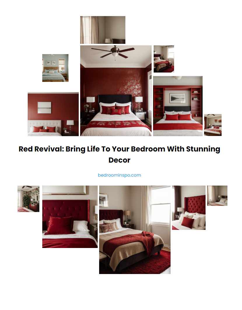 Red Revival: Bring Life to Your Bedroom with Stunning Decor