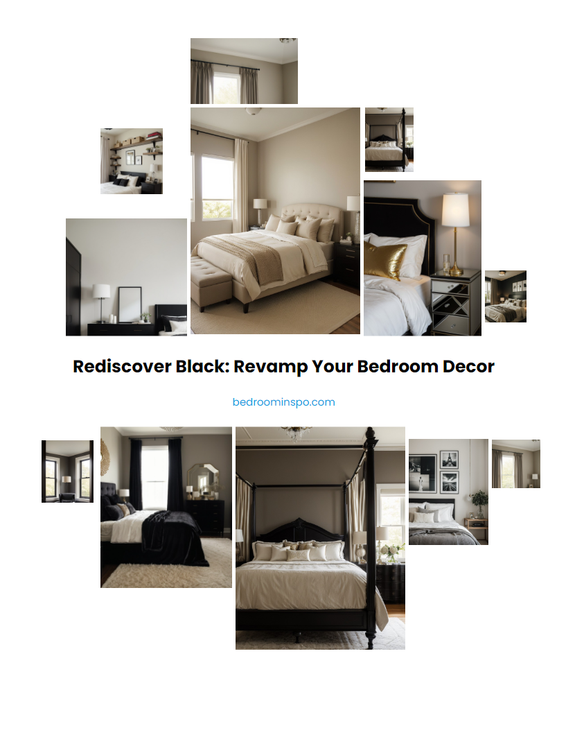 Rediscover Black: Revamp Your Bedroom Decor