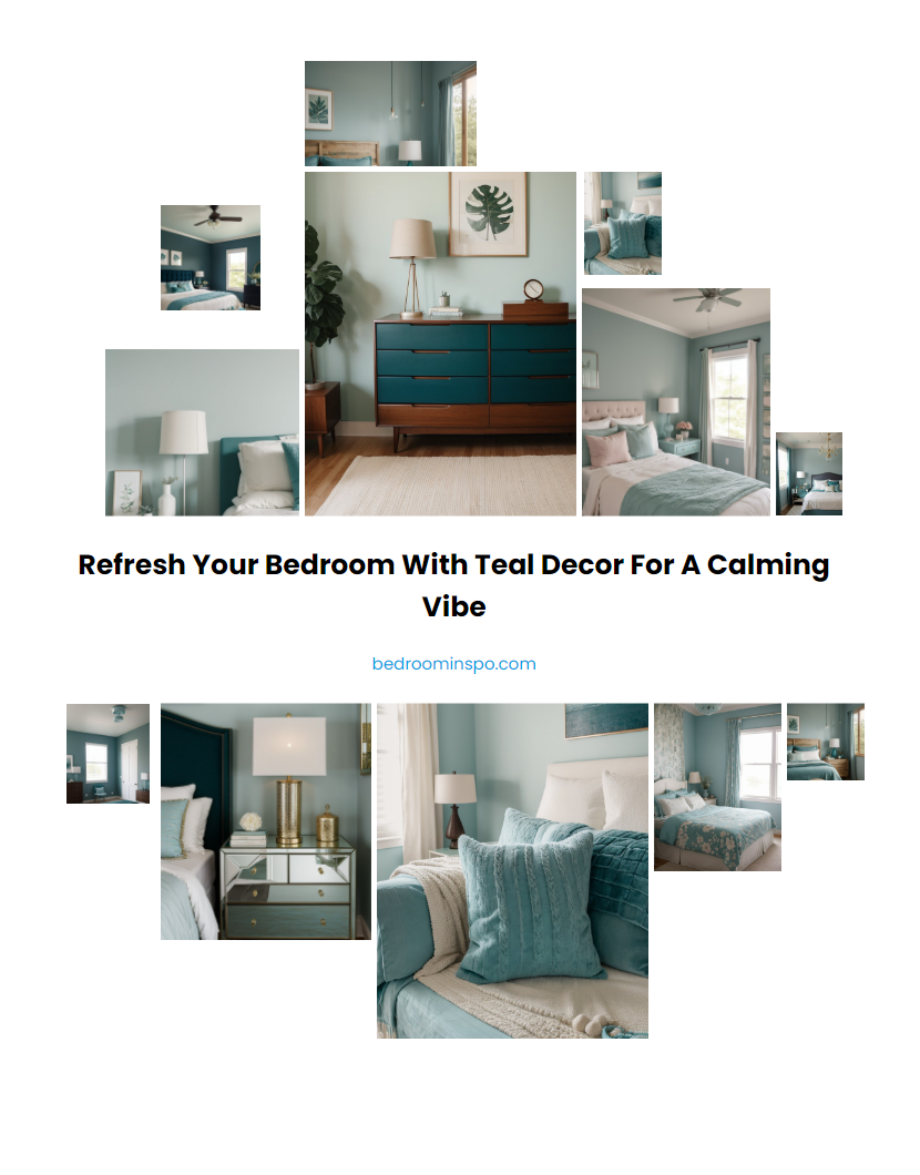 Refresh Your Bedroom with Teal Decor for a Calming Vibe