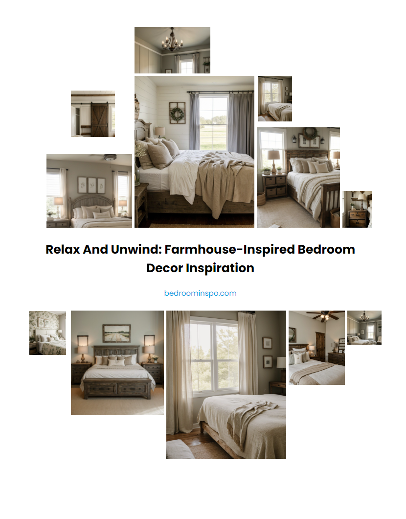 Relax and Unwind: Farmhouse-Inspired Bedroom Decor Inspiration