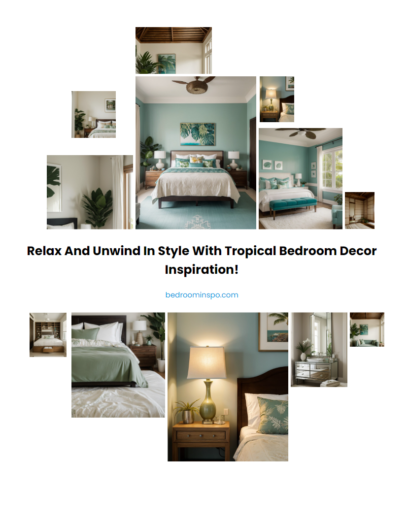 Relax and Unwind in Style with Tropical Bedroom Decor Inspiration!