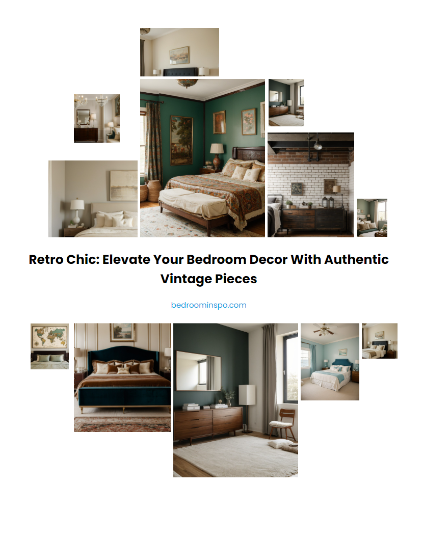 Retro Chic: Elevate Your Bedroom Decor with Authentic Vintage Pieces