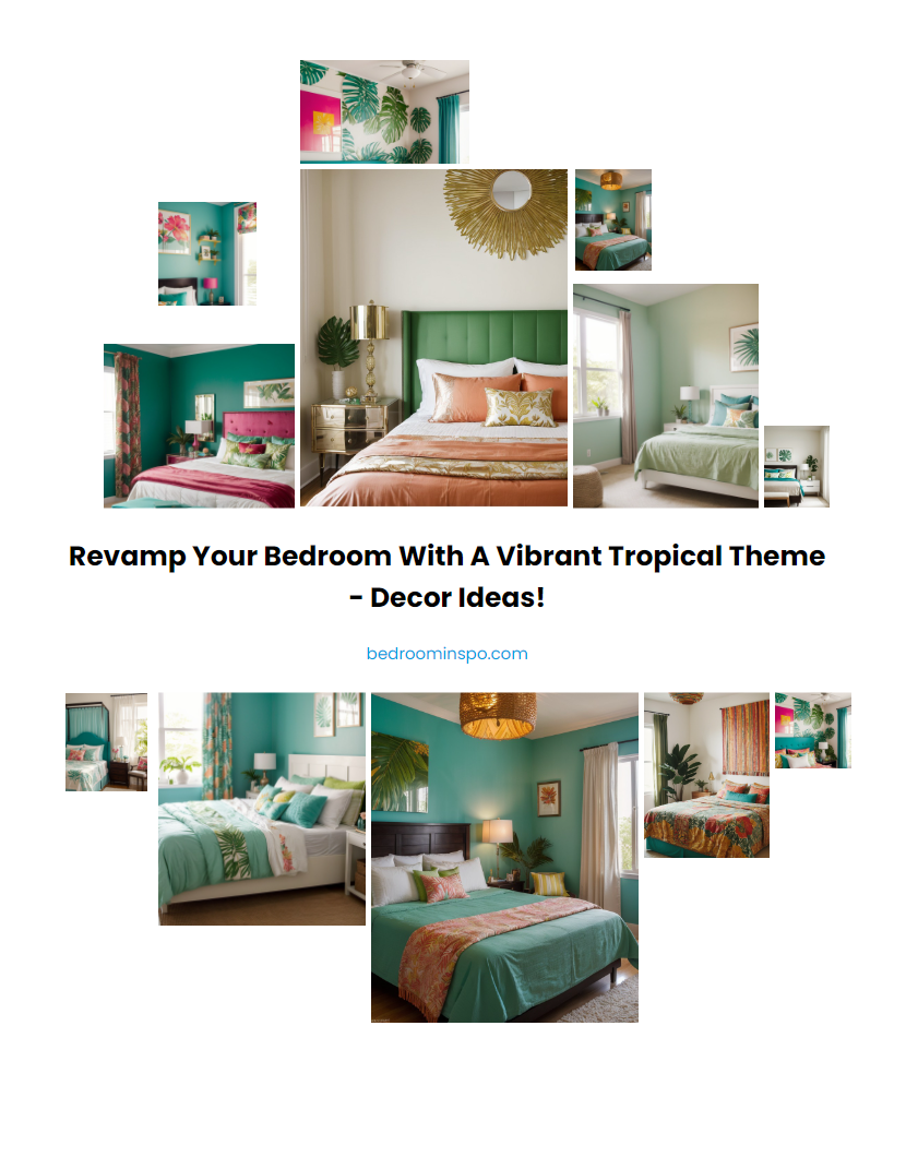 Revamp Your Bedroom with a Vibrant Tropical Theme - Decor Ideas!