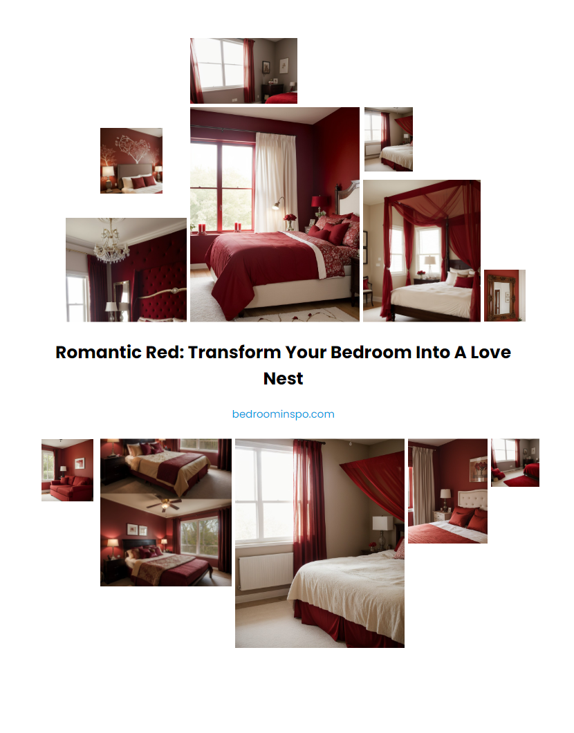 Romantic Red: Transform Your Bedroom into a Love Nest