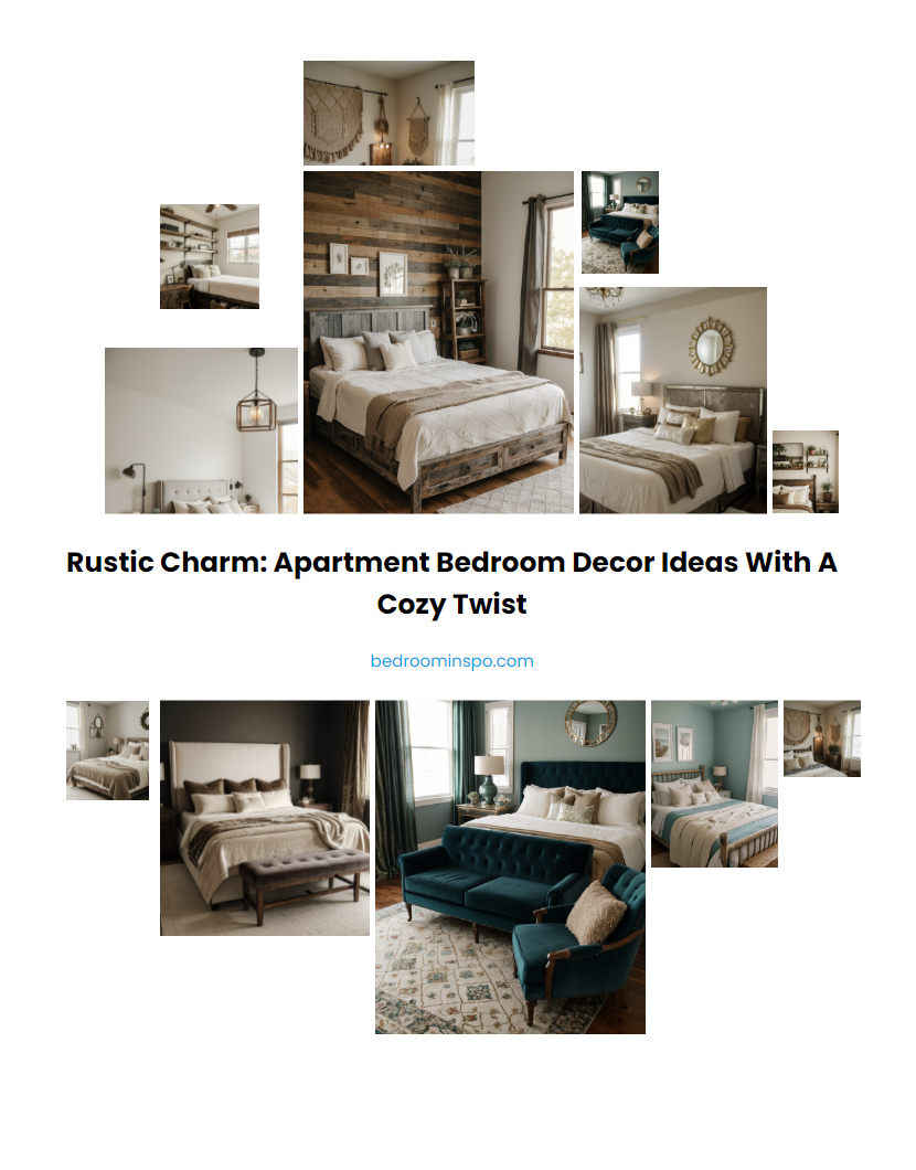 Rustic Charm: Apartment Bedroom Decor Ideas with a Cozy Twist