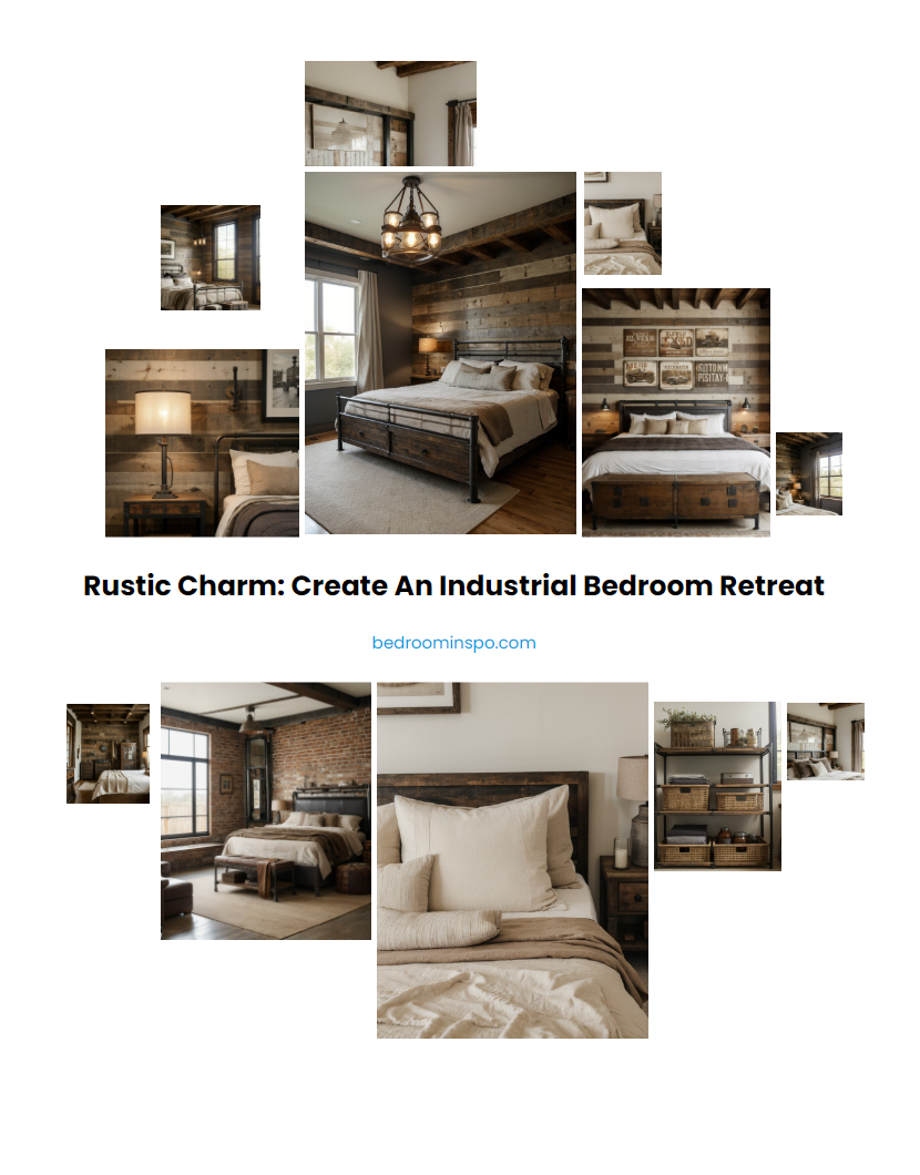 Rustic Charm: Create an Industrial Bedroom Retreat