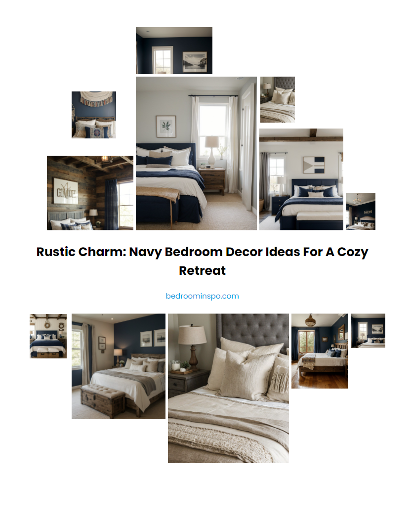 Rustic Charm: Navy Bedroom Decor Ideas for a Cozy Retreat