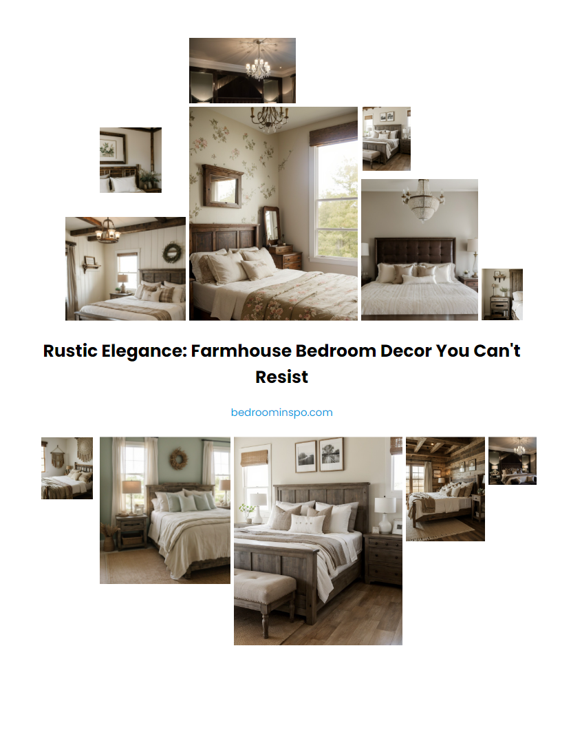 Rustic Elegance: Farmhouse Bedroom Decor You Can't Resist