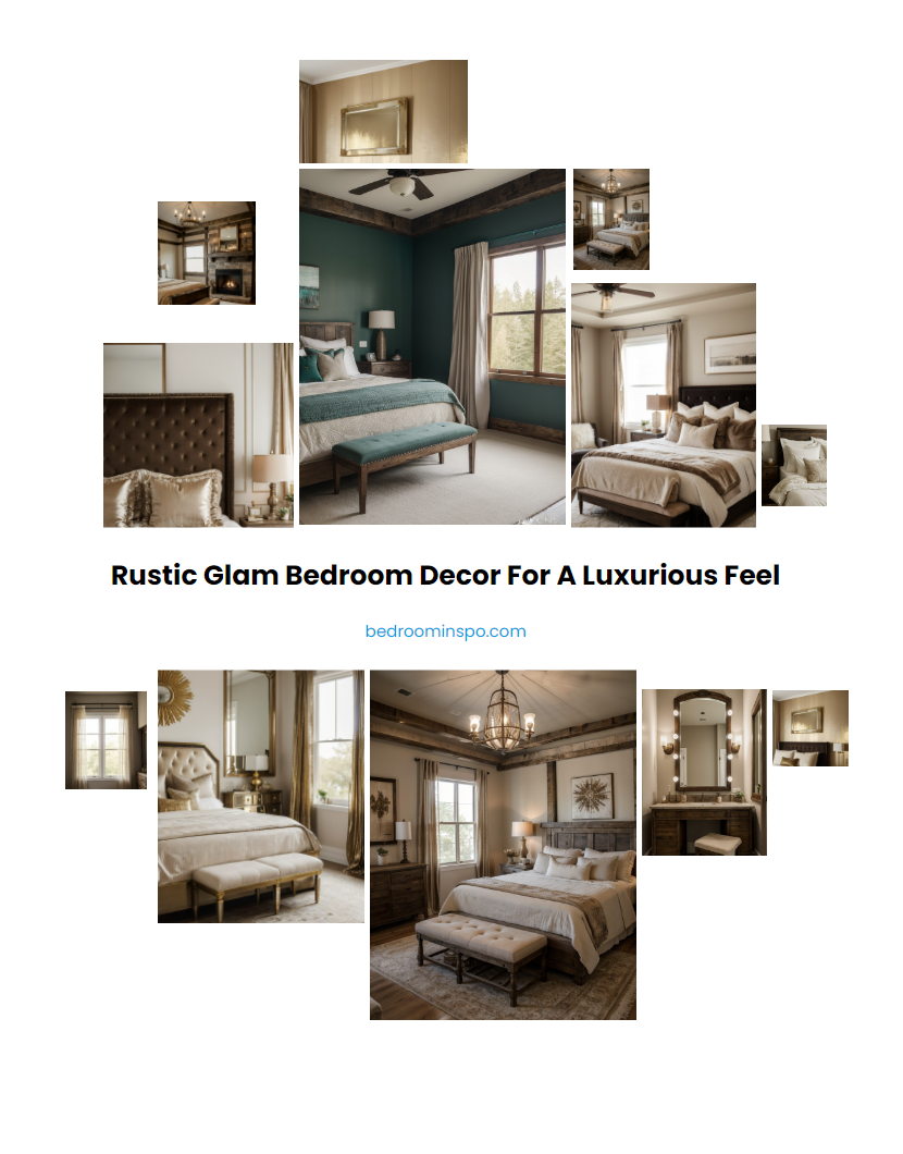 Rustic Glam Bedroom Decor for a Luxurious Feel