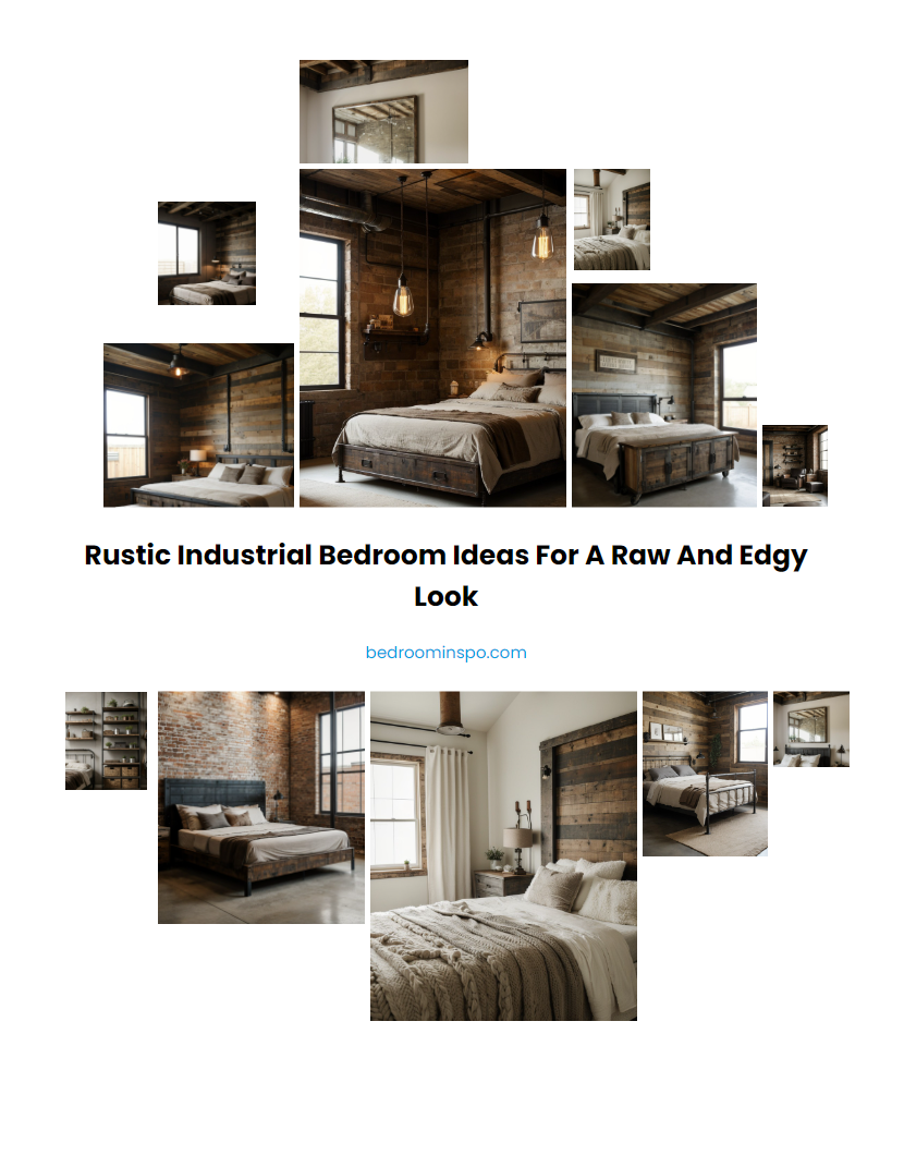 Rustic Industrial Bedroom Ideas for a Raw and Edgy Look