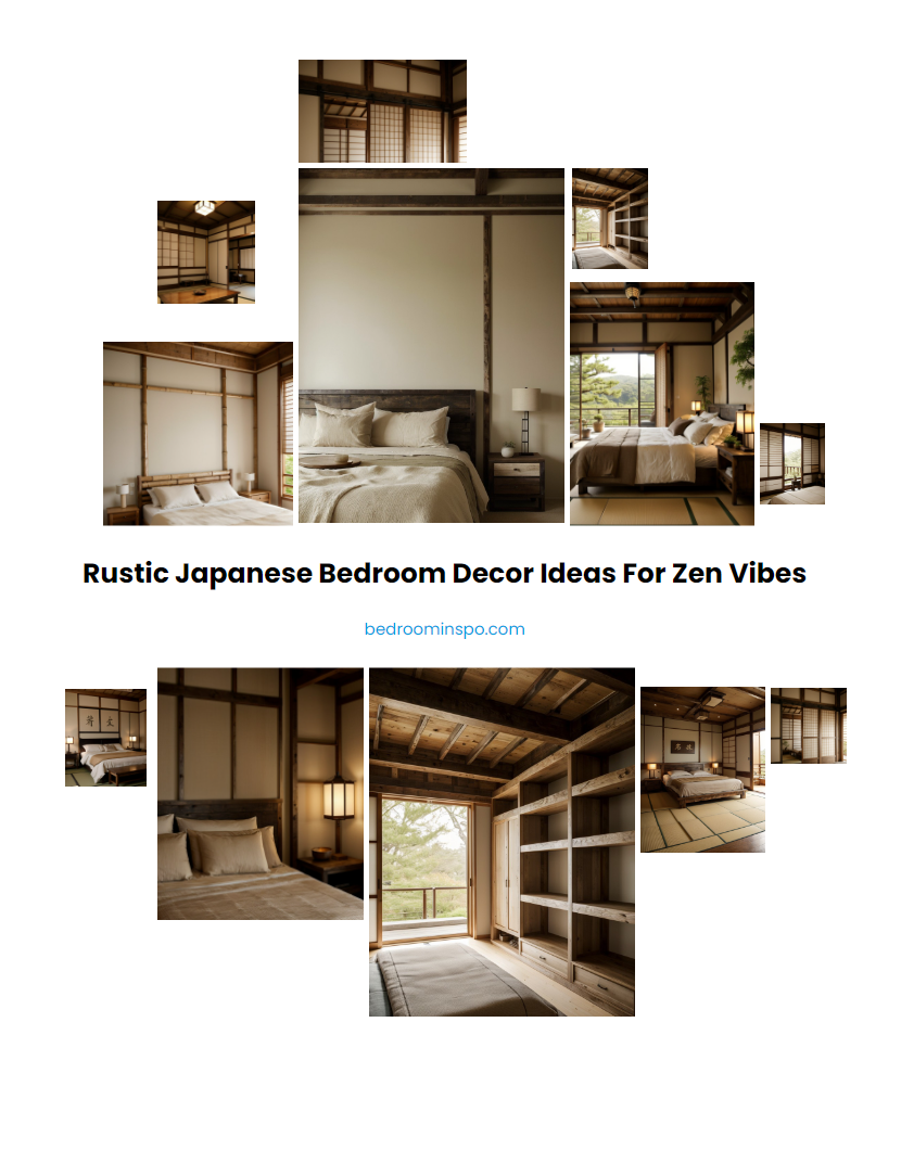 Rustic Japanese Bedroom Decor Ideas for Zen Vibes