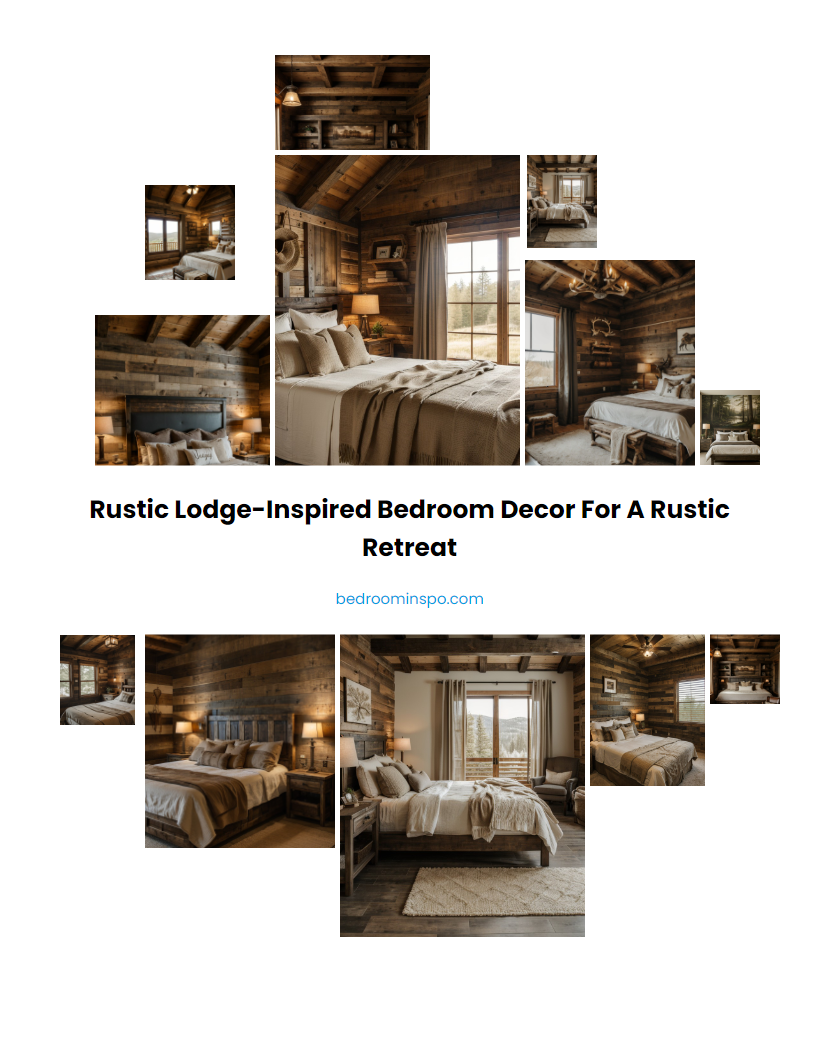 Rustic Lodge-Inspired Bedroom Decor for a Rustic Retreat