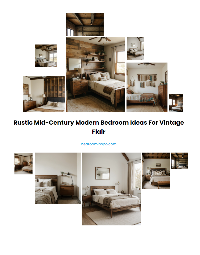 Rustic Mid-Century Modern Bedroom Ideas for Vintage Flair