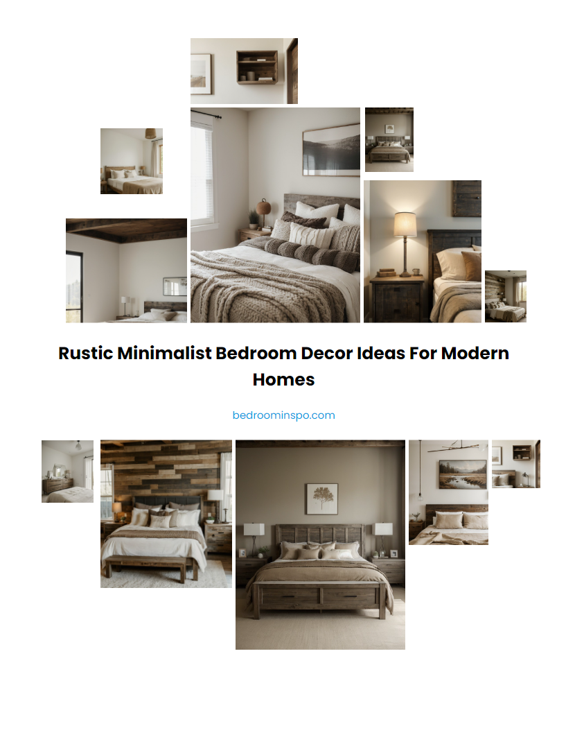 Rustic Minimalist Bedroom Decor Ideas for Modern Homes