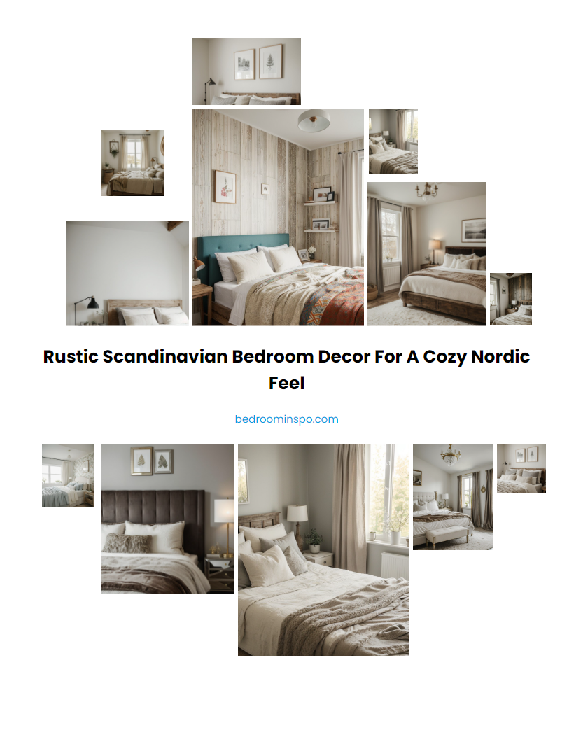 Rustic Scandinavian Bedroom Decor for a Cozy Nordic Feel