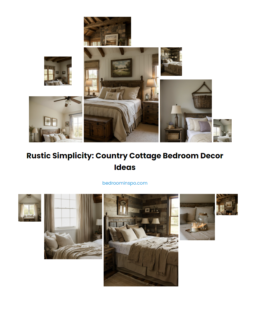 Rustic Simplicity: Country Cottage Bedroom Decor Ideas