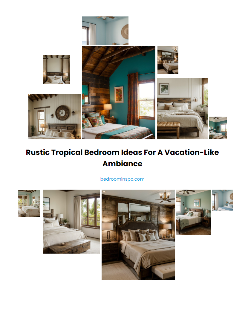 Rustic Tropical Bedroom Ideas for a Vacation-Like Ambiance