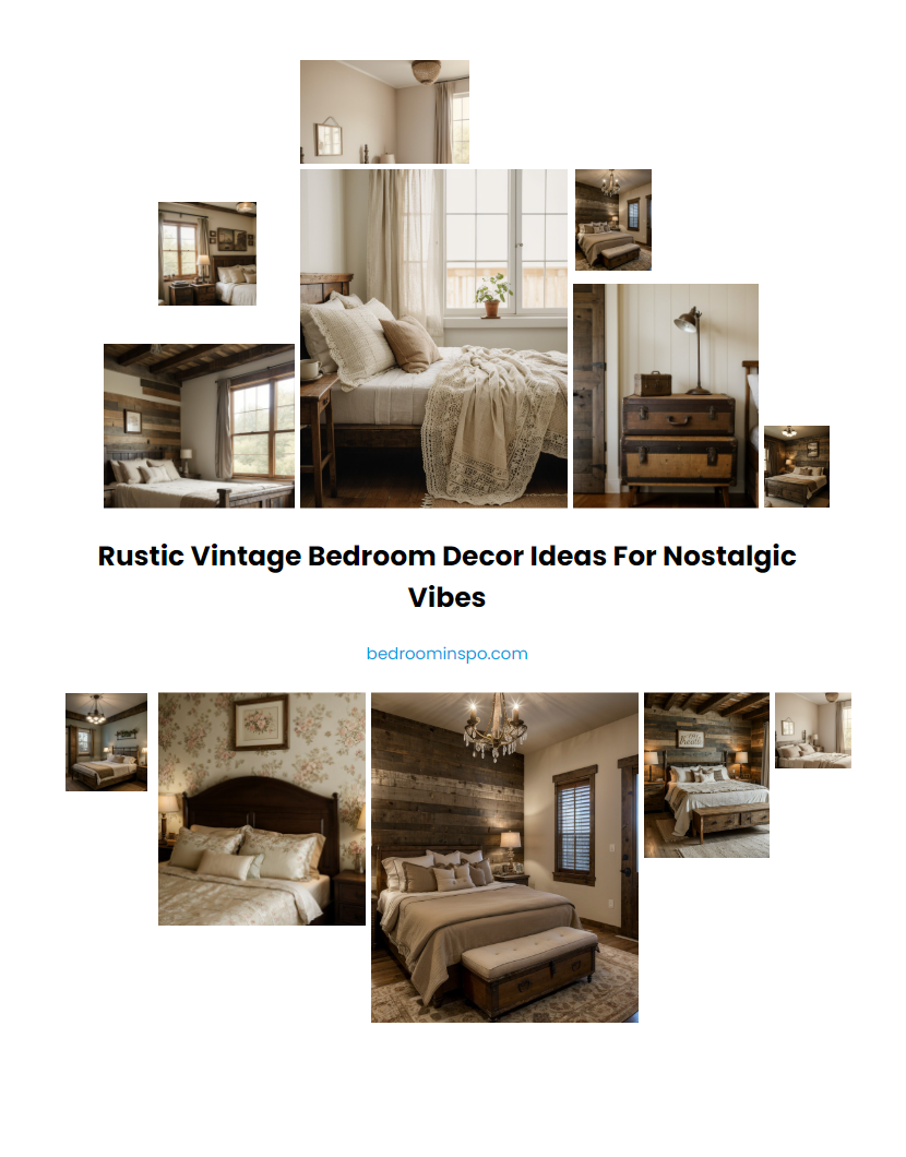 Rustic Vintage Bedroom Decor Ideas for Nostalgic Vibes