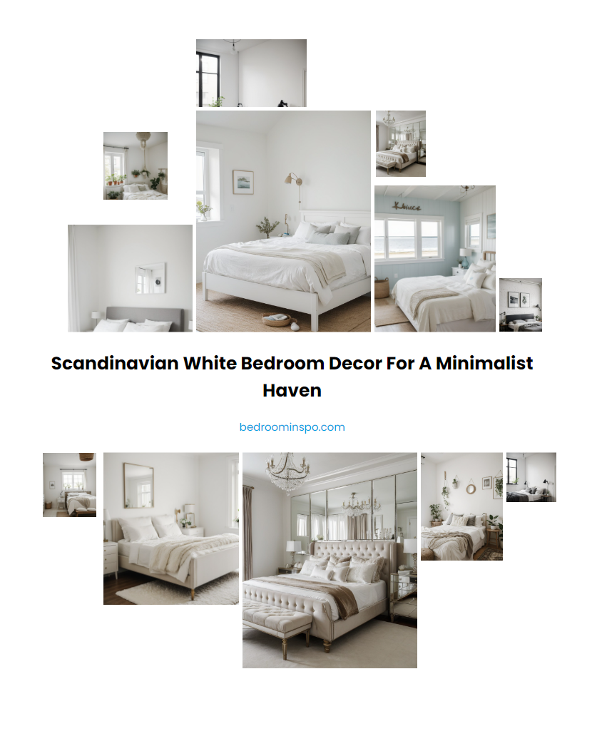 Scandinavian White Bedroom Decor for a Minimalist Haven