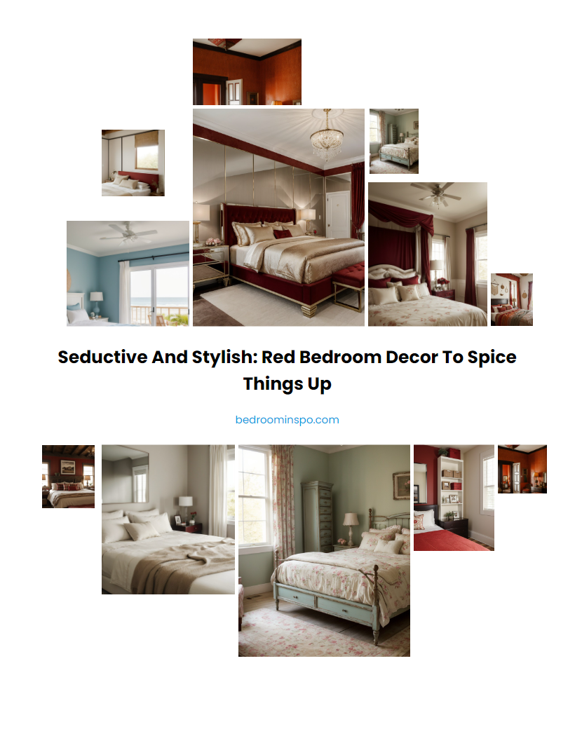 Seductive and Stylish: Red Bedroom Decor to Spice Things Up