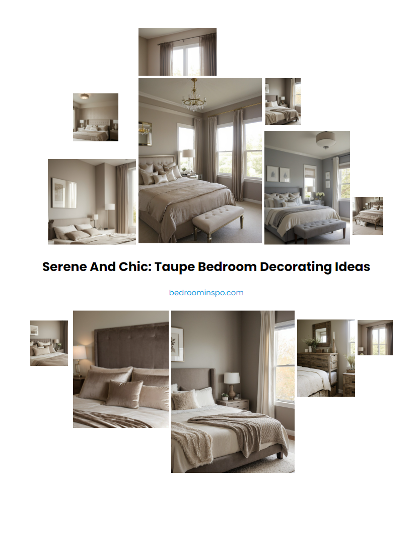 Serene and Chic: Taupe Bedroom Decorating Ideas