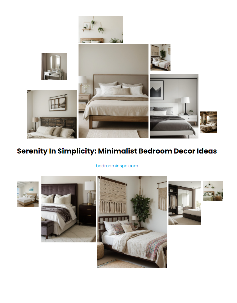 Serenity in Simplicity: Minimalist Bedroom Decor Ideas