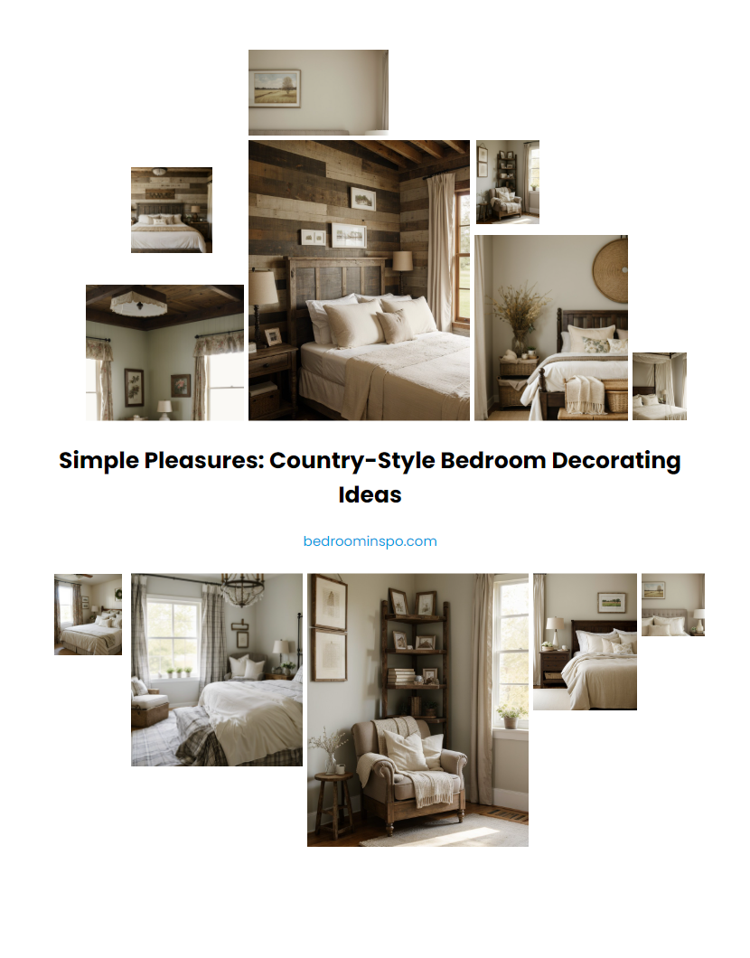 Simple Pleasures: Country-Style Bedroom Decorating Ideas