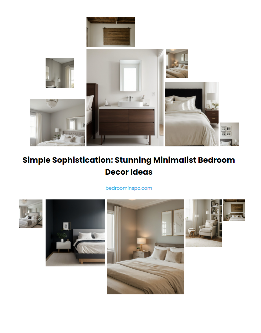 Simple Sophistication: Stunning Minimalist Bedroom Decor Ideas